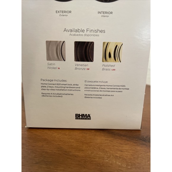 Kwikset Home Connect 620 SmartKey Keypad Zwave Smart Lock Venetian Bronze Ring - Picture 7 of 16